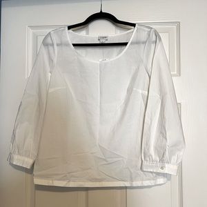 J. Crew cotton blouse. NWWT